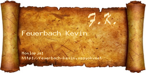 Feuerbach Kevin névjegykártya